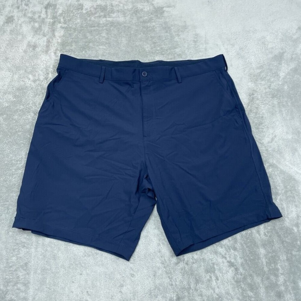 Greg Norman Mens Navy Golf Shorts Size 40 Nylon Spandex Blend a0971